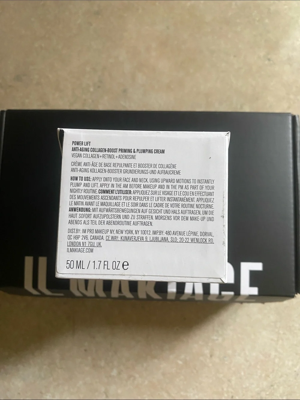 IL MAKIAGE POWER LIFT PLUMPING CREAM